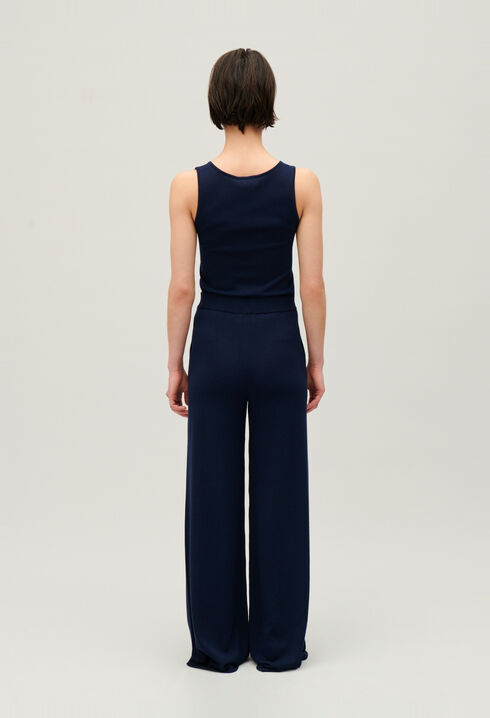 Floaty knit trousers