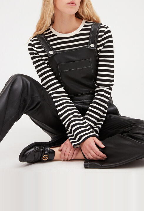 Leather overalls