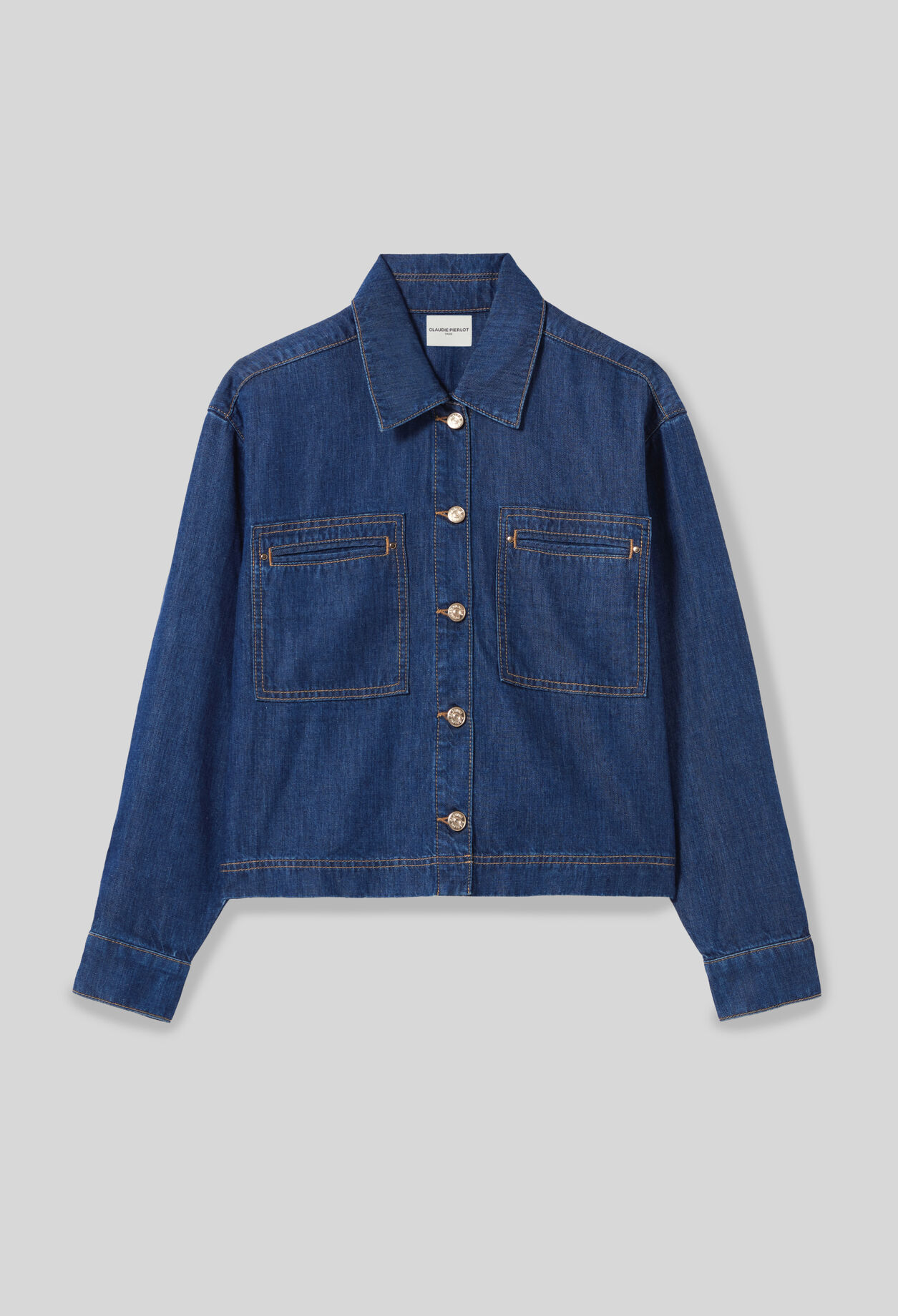 Chemise denim oversize