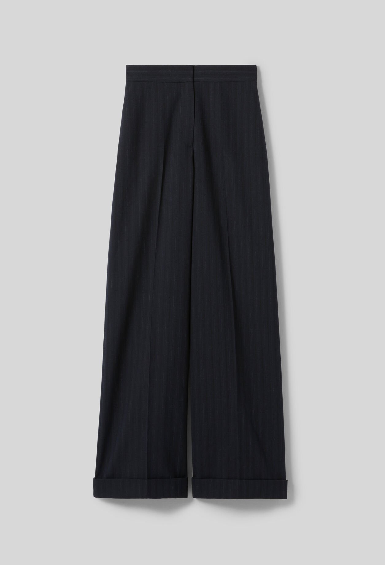 Straight-leg tailored trousers