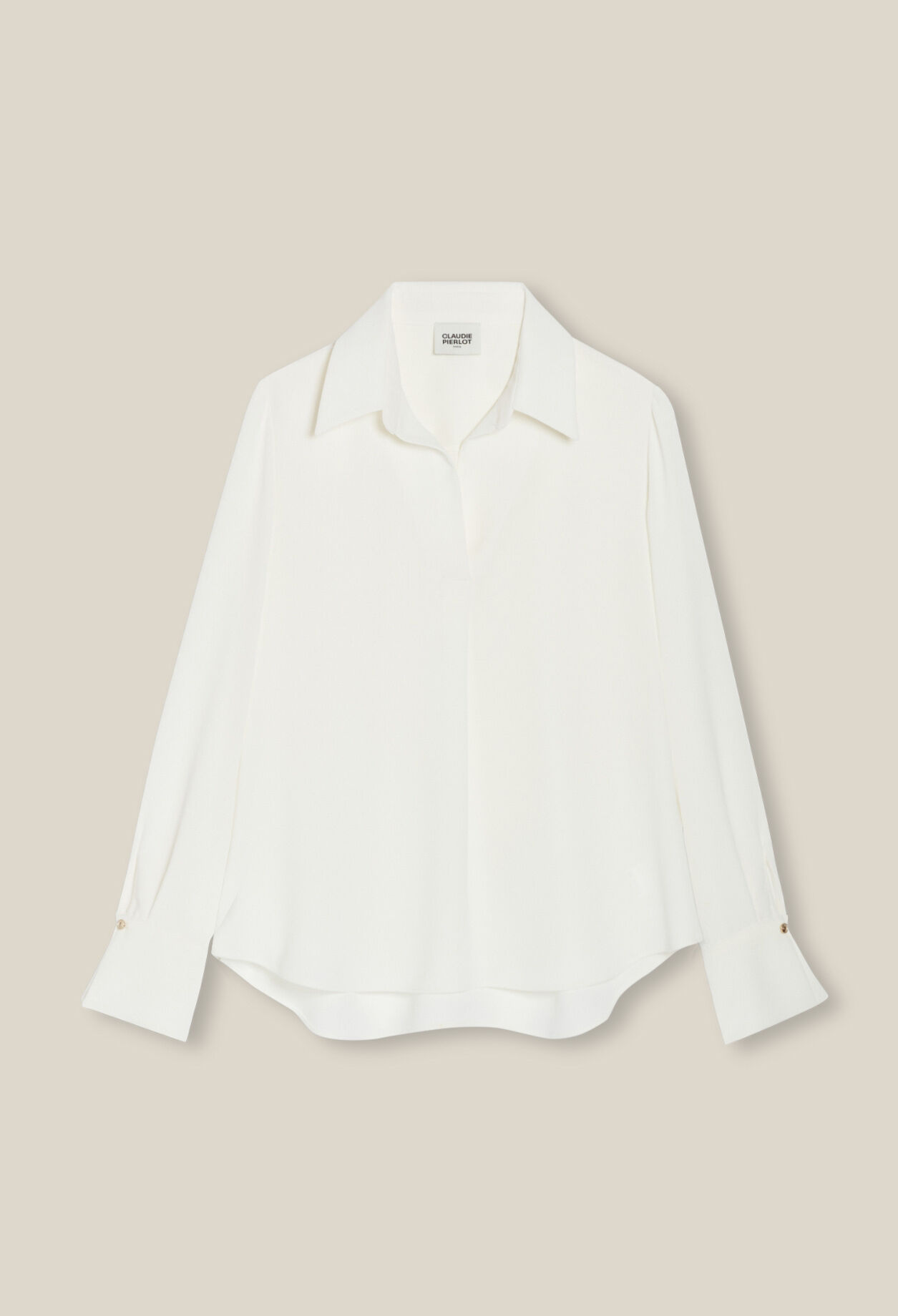 Ecru flowing blouse