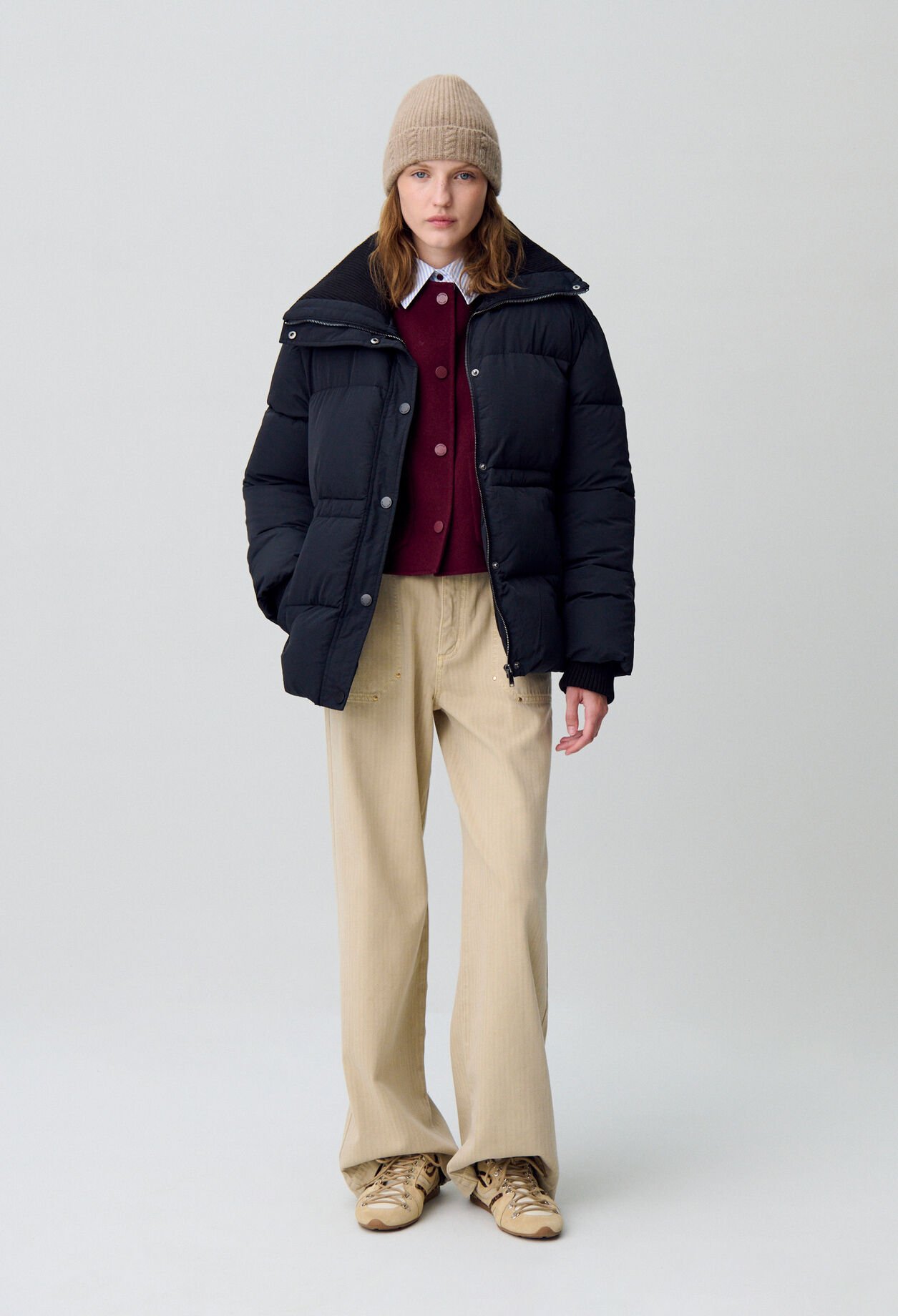 Kurze Daunenjacke