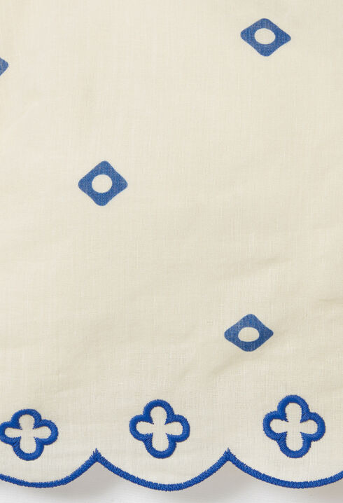 Embroidered Strap Top