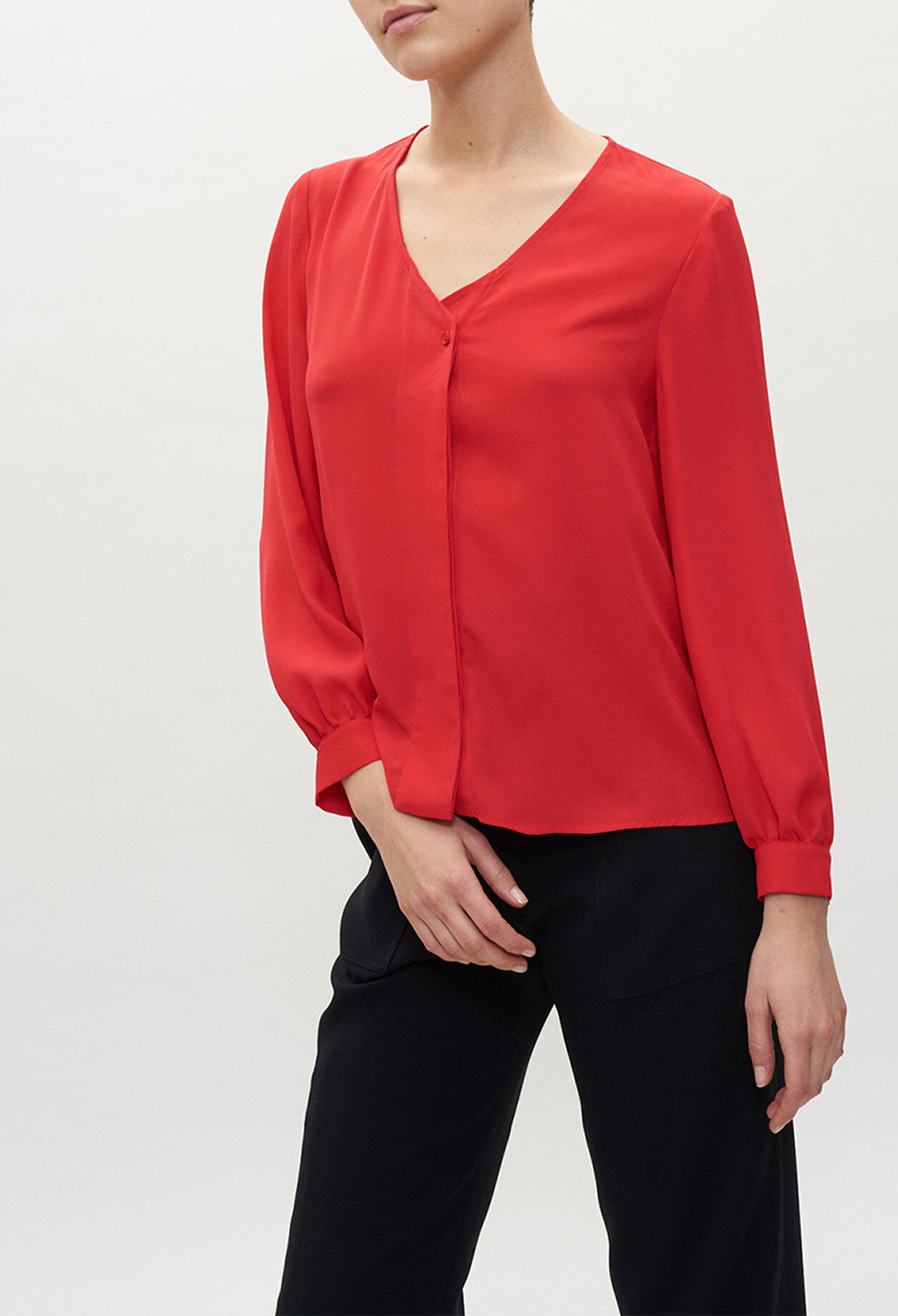 Blouse rouge tablier