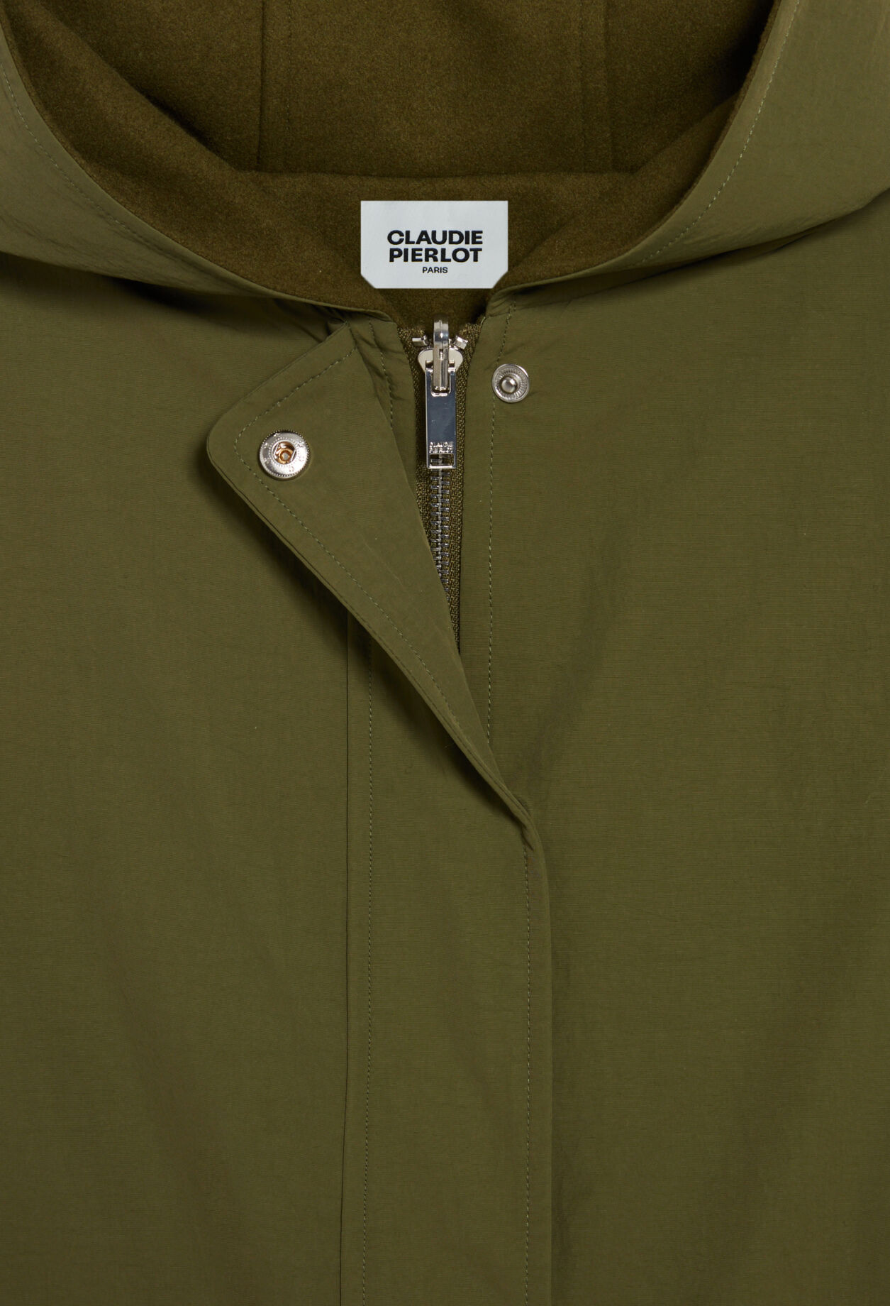 Wendeparka mit Kapuze Khaki