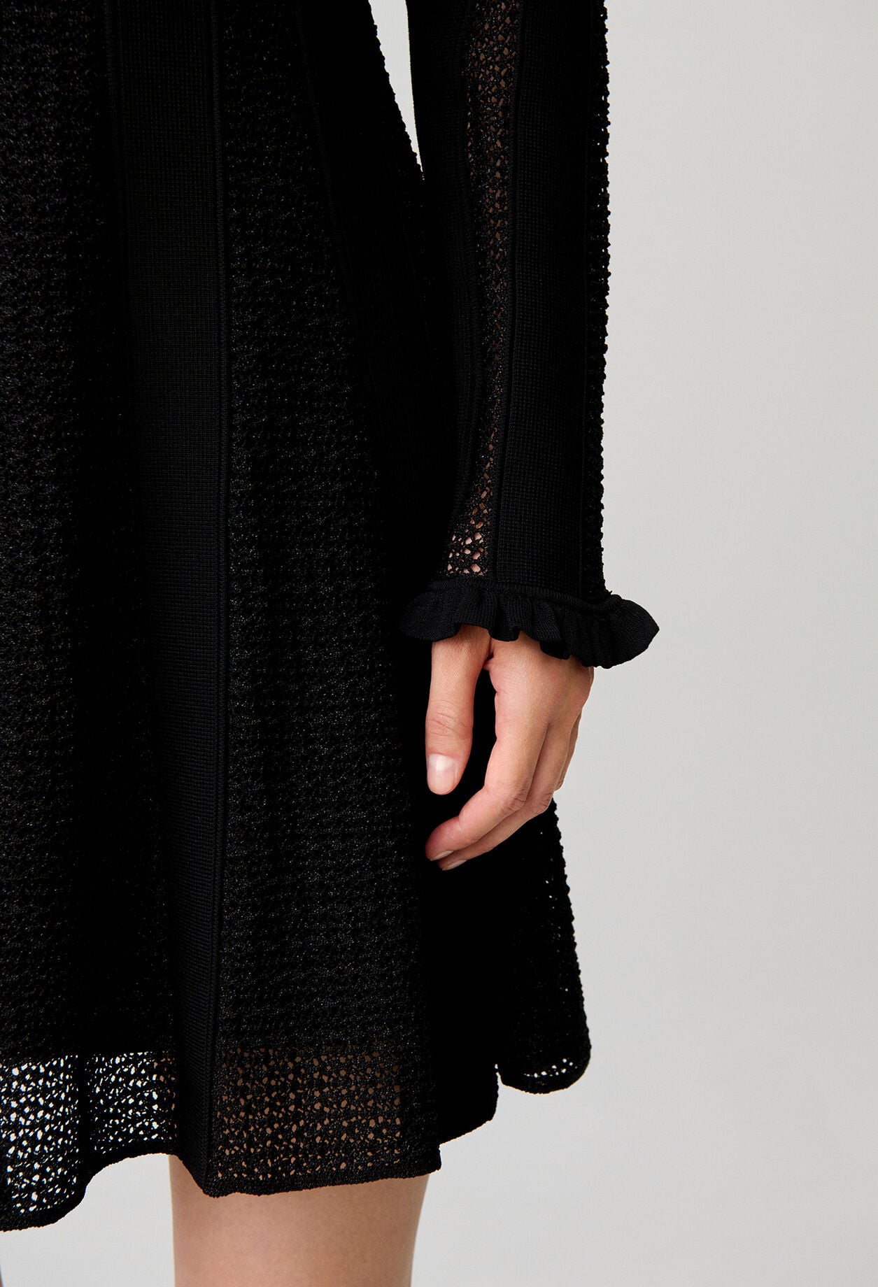 Robe patineuse maille lurex