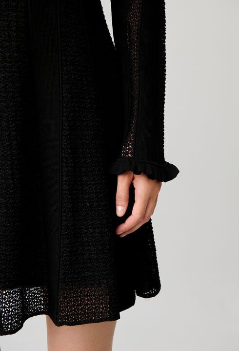 Robe patineuse maille lurex