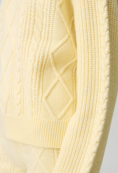 Oversized jacquard jumper