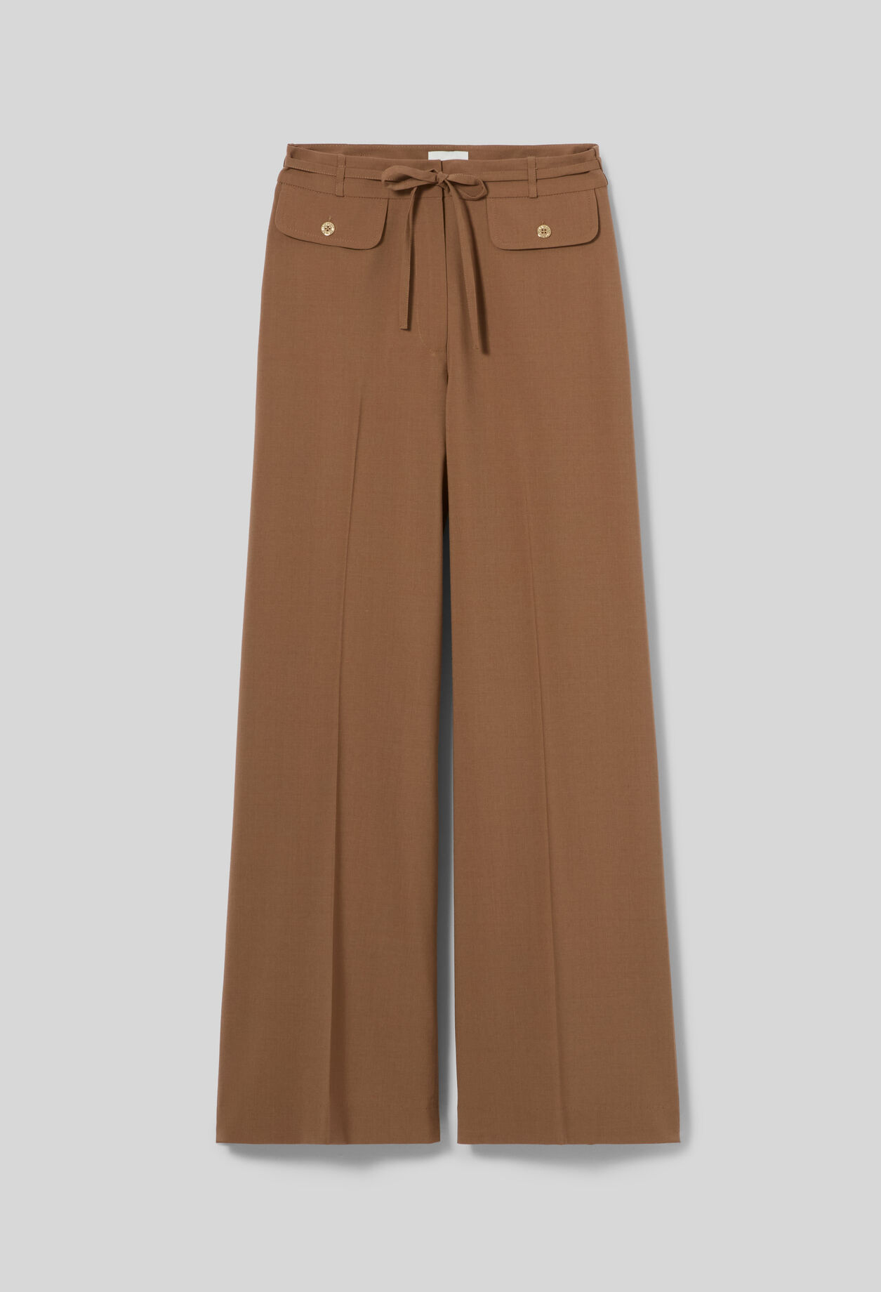 Wollmix-Hose mit weitem Bein