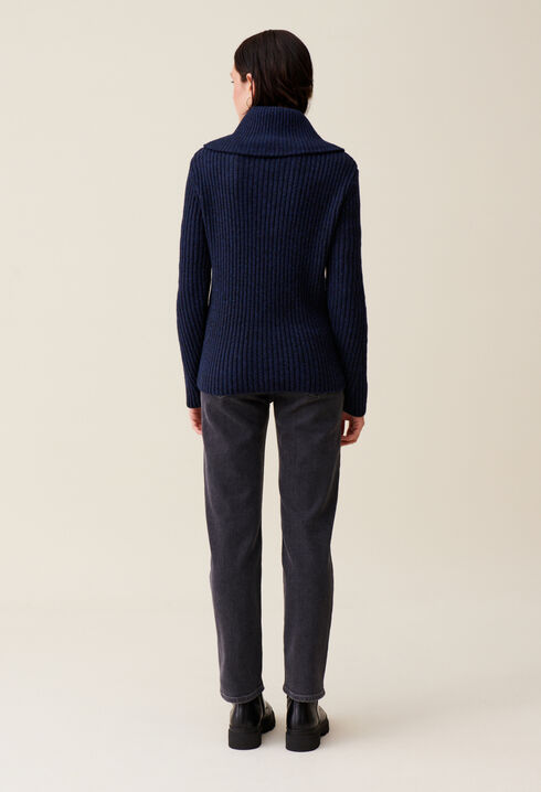 Pull maille col camionneur
