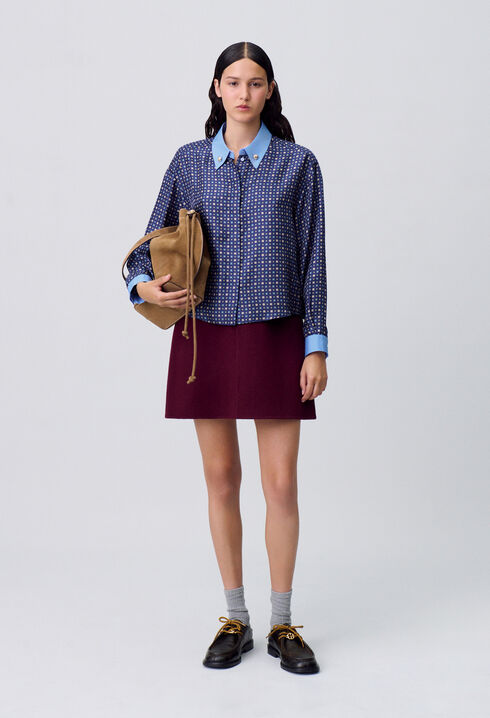Silk Printed Shirt