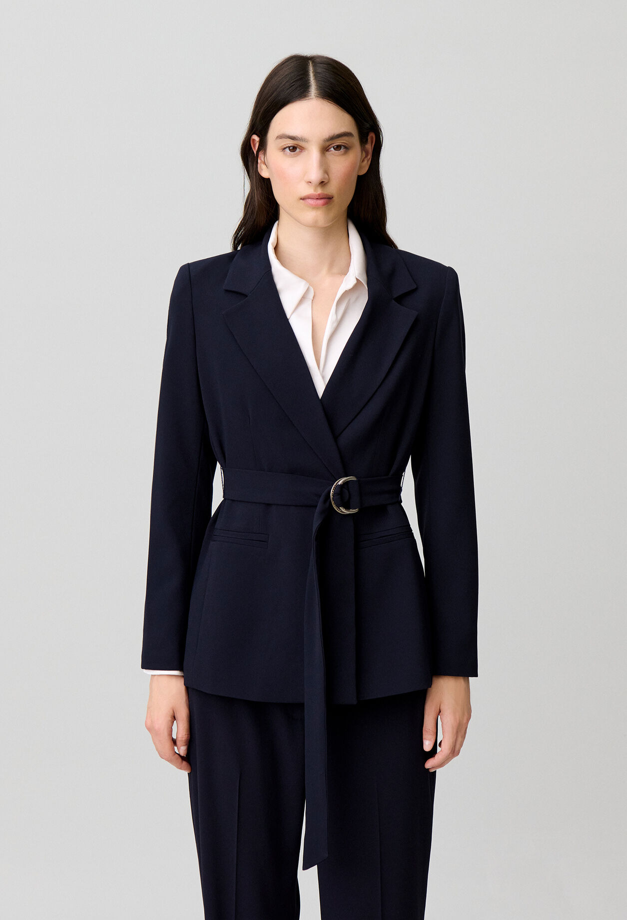 Double-breasted tailored jacket