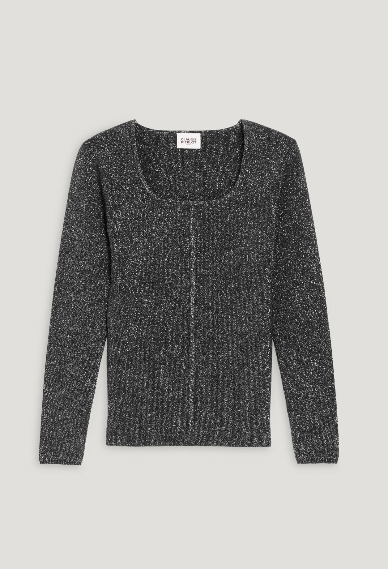 Silver sparkling jumper