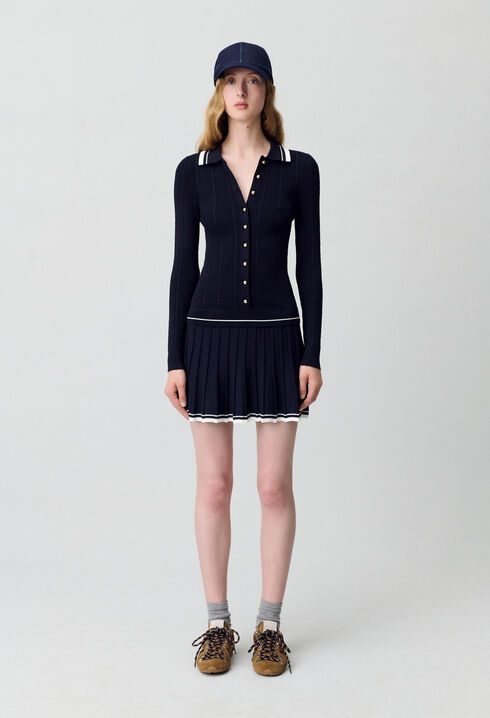 Knitted Shirt Dress