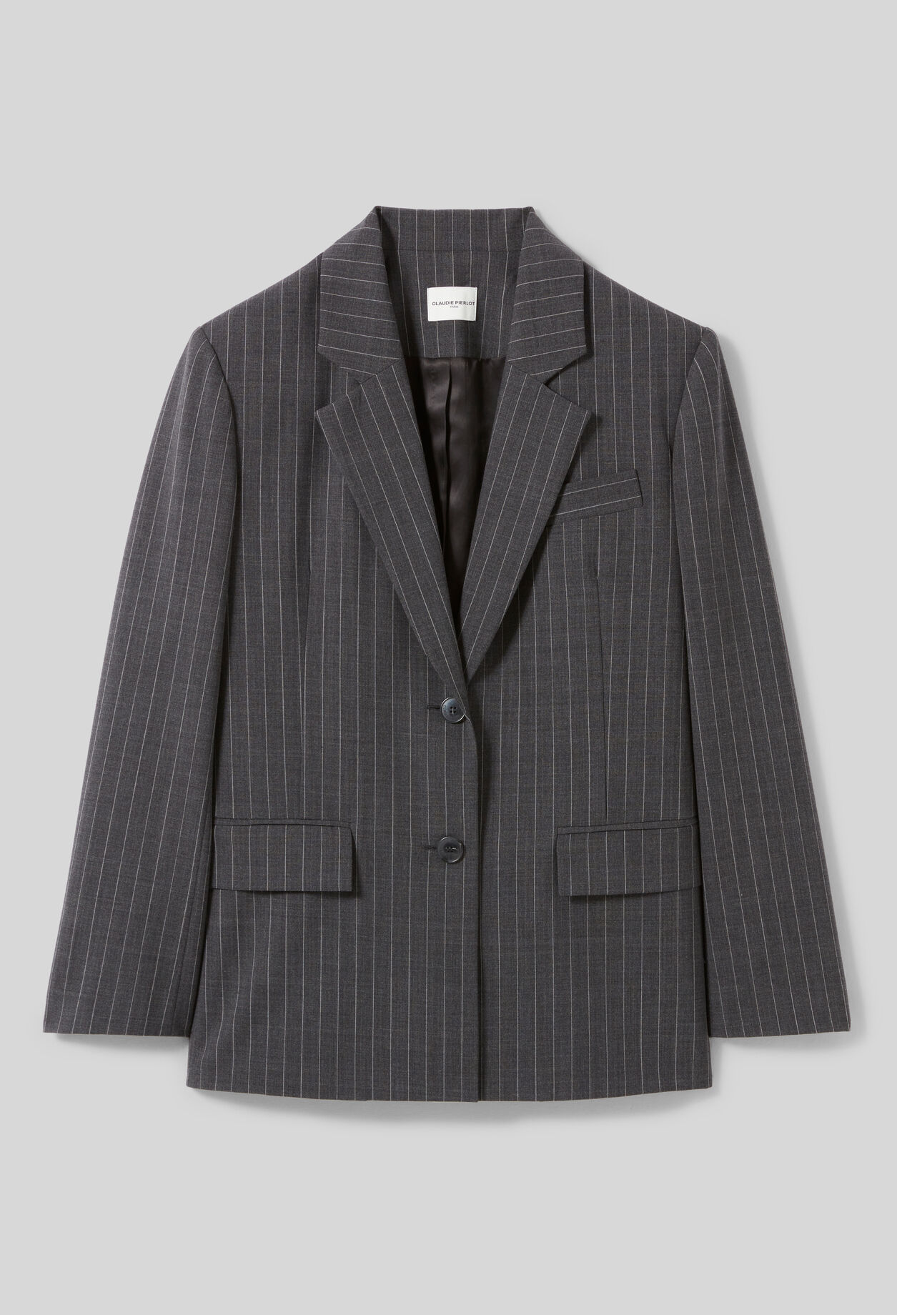Striped tailored jacket