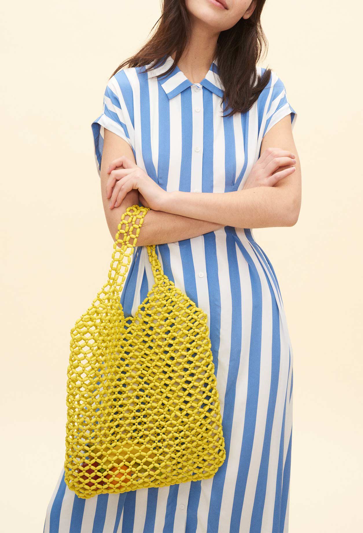 Gestreiftes Hemdkleid