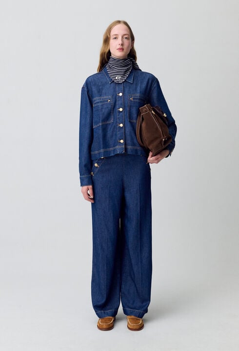 Oversized Denim Shirt