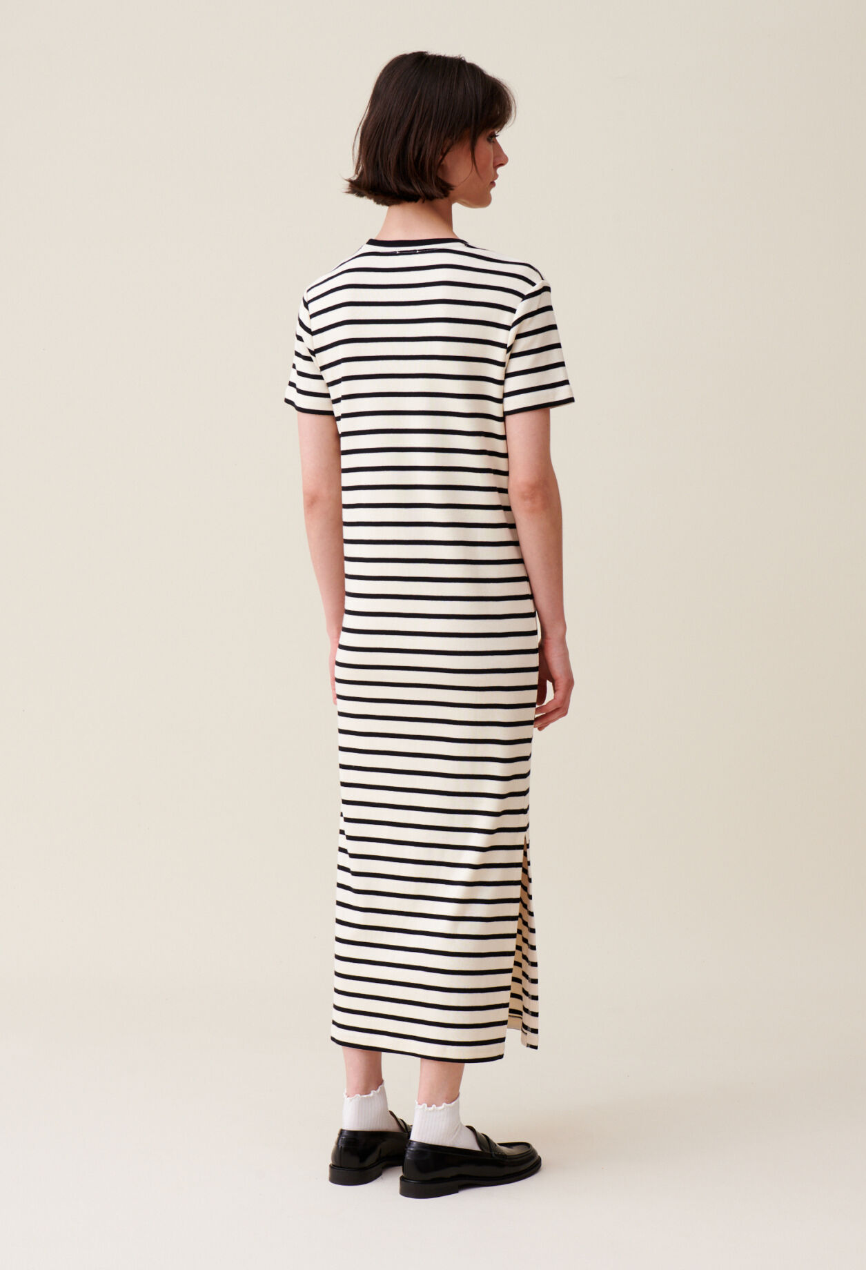 Robe Jean Toto rayée midi