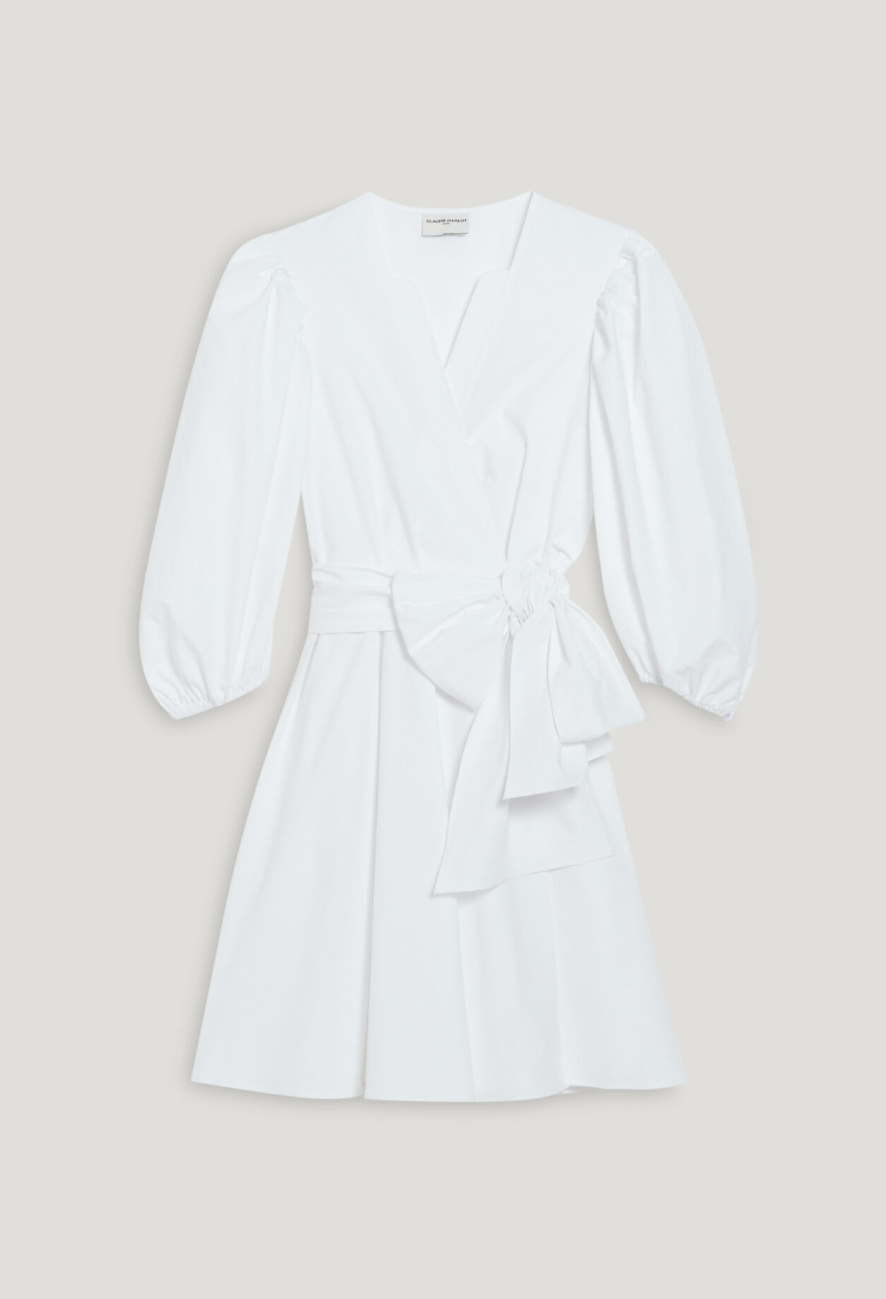 Robe courte cache-cœur