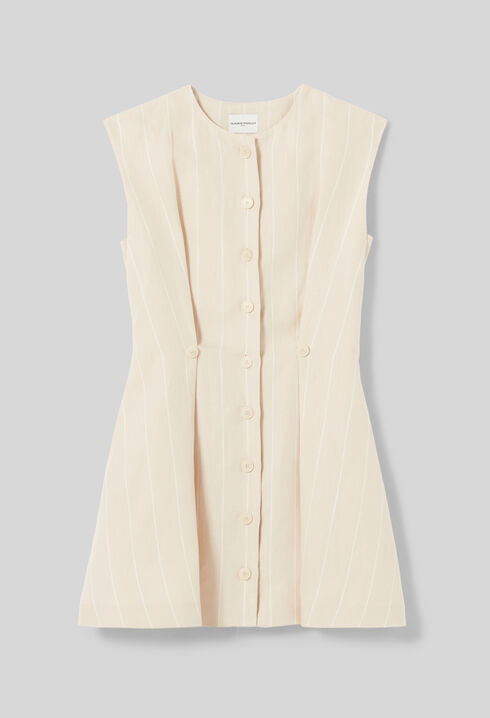 Robe courte sans manches