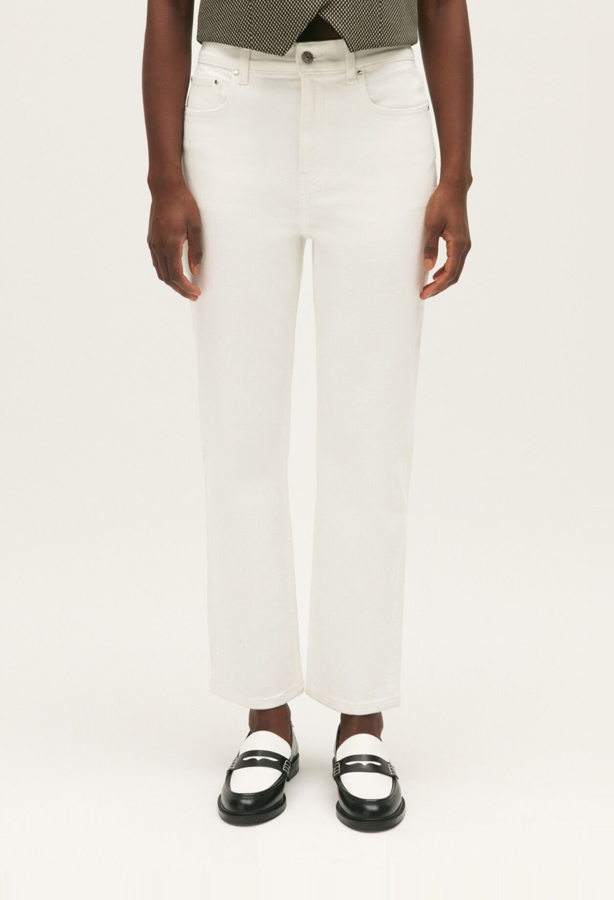 Gerade Jeans Ecru