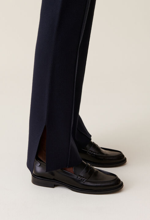 Pantalon maille marine