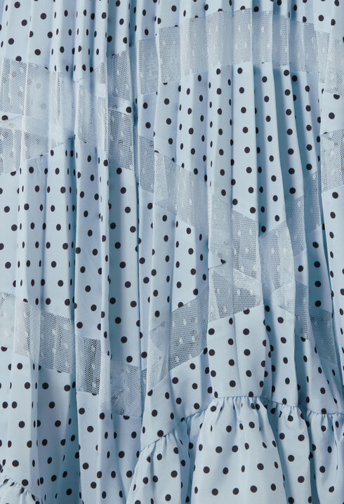 Lace midi skirt