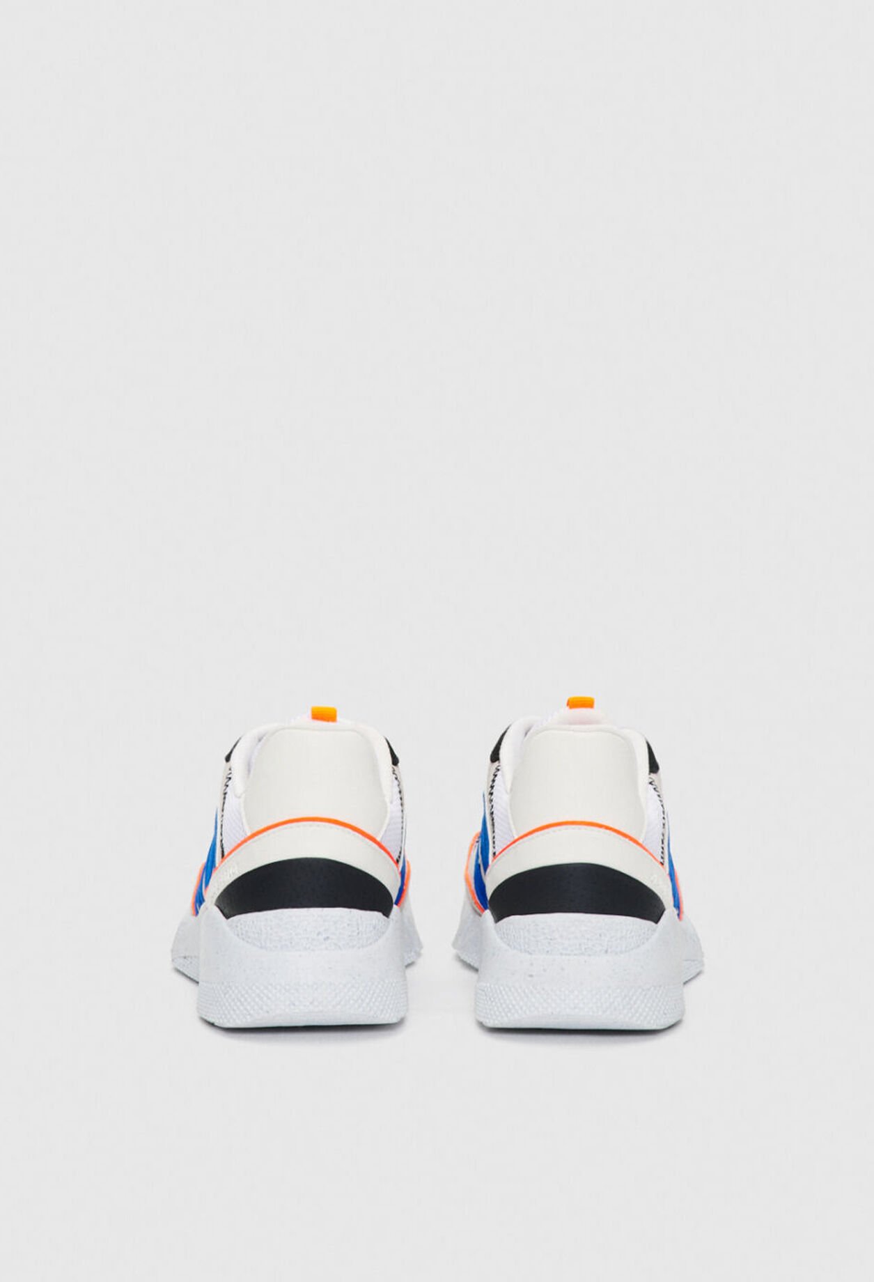 Sneakers graphiques en cuir