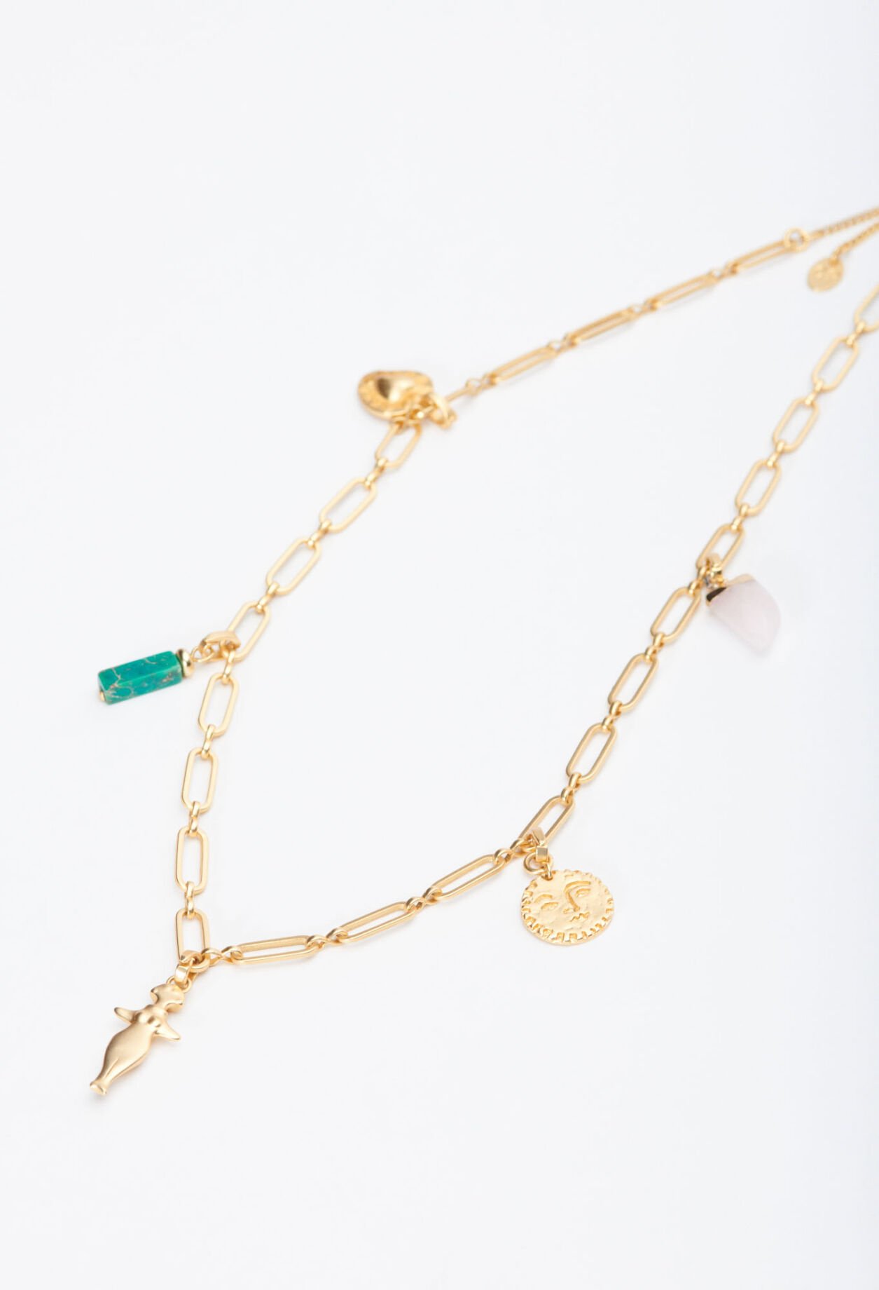 Collier doré à maillons