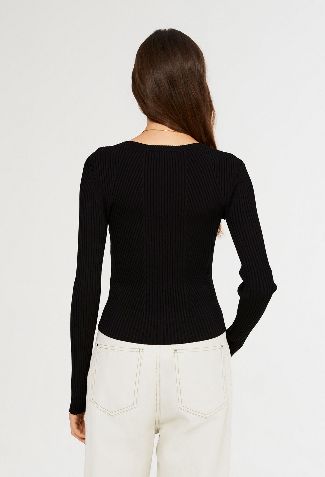 Dual-tone cardigan