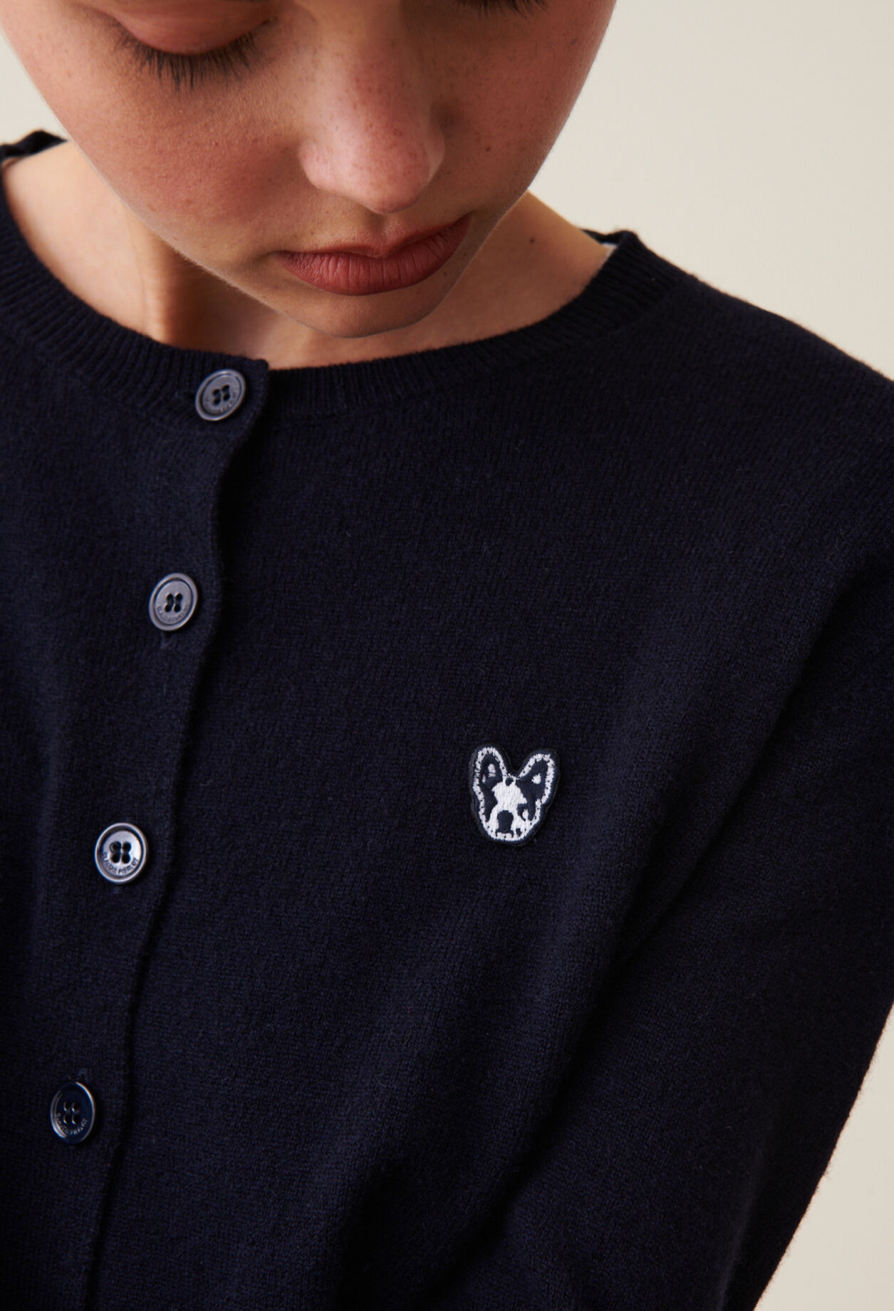 Cardigan Jean Toto laine 