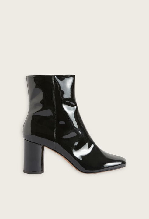 Bottines vernies noires