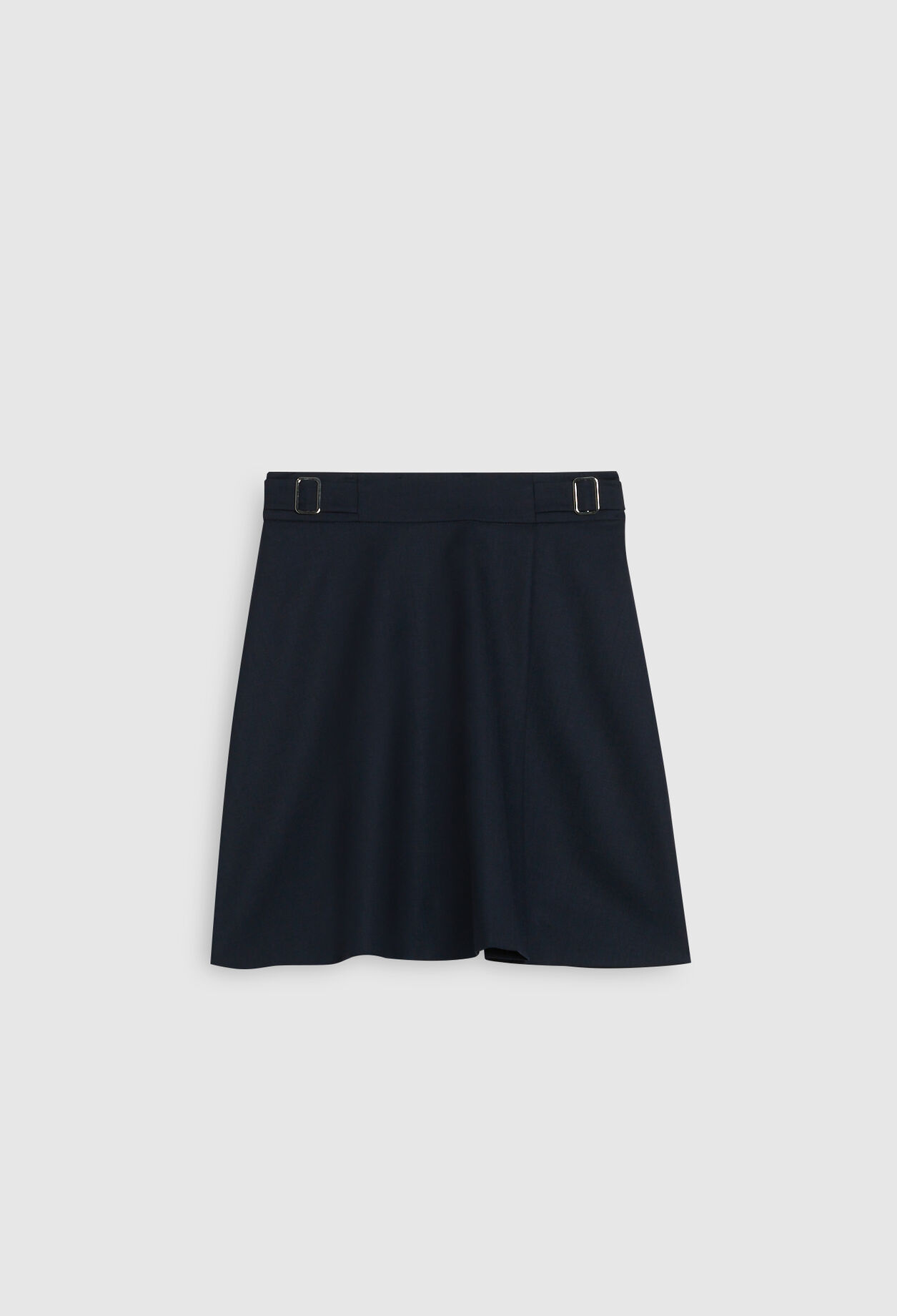 Short skirt in wool blend