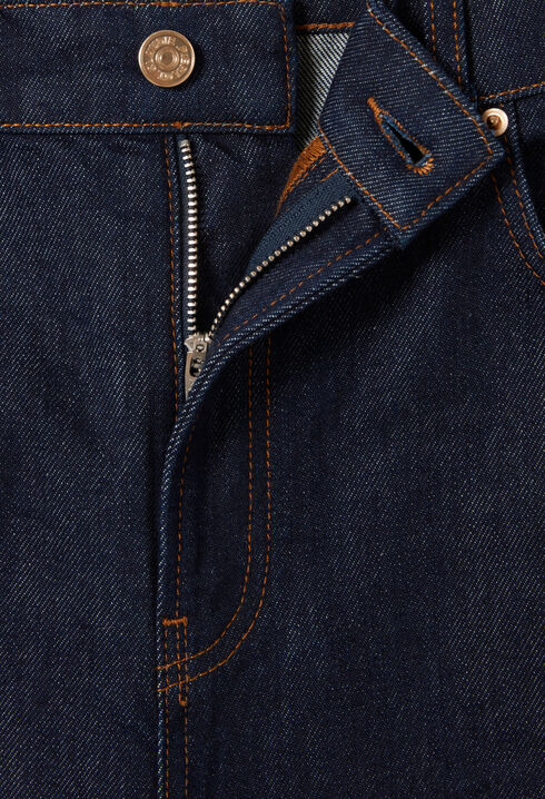Jean denim brut droit