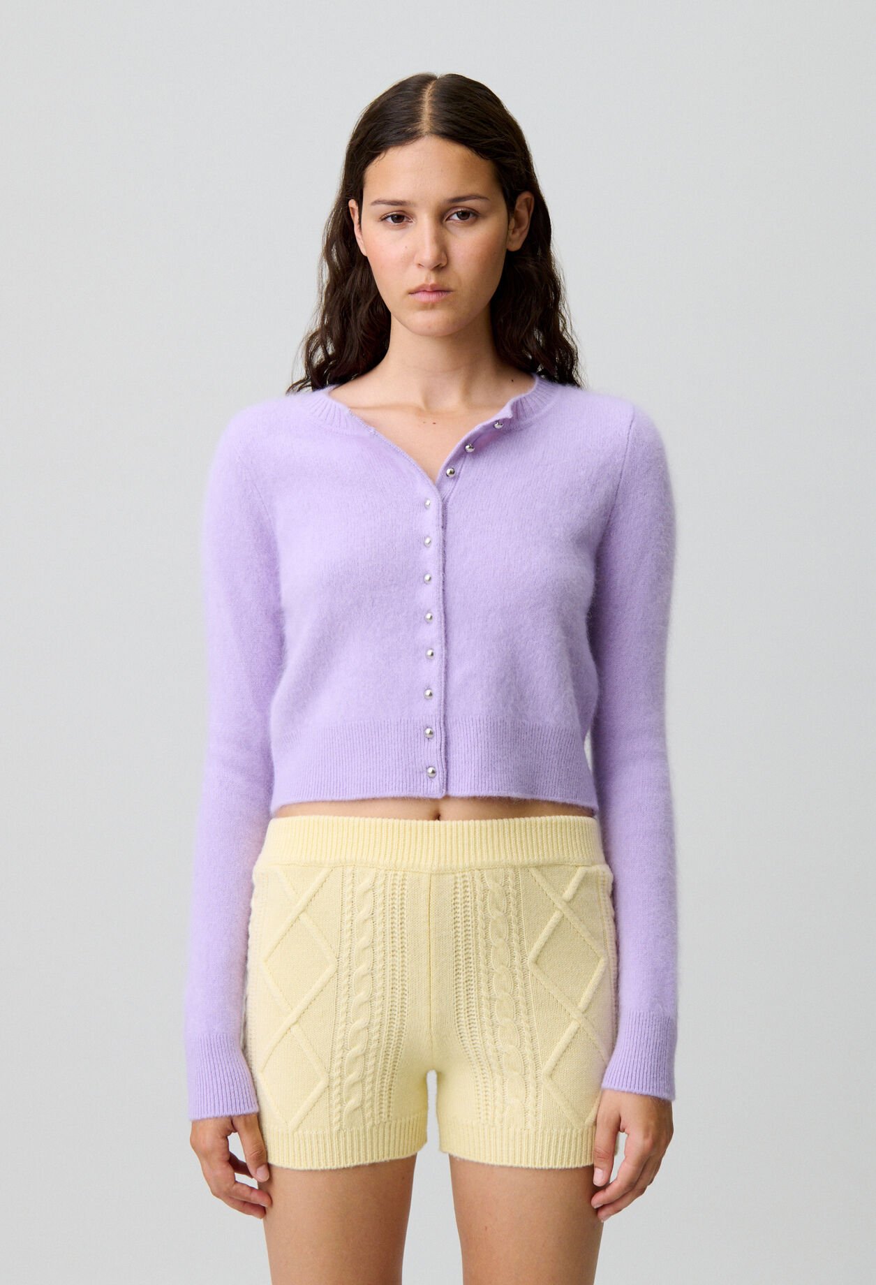 Kurzer Strickpullover