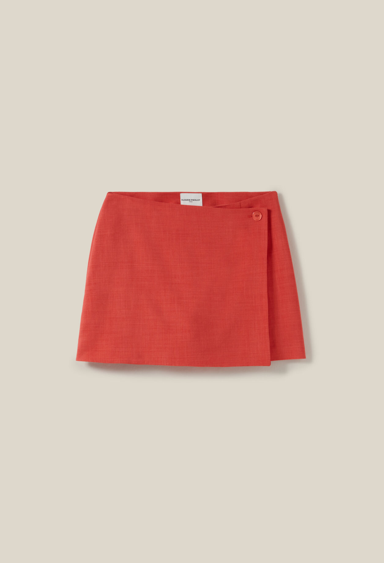 Terracotta Wickelrock-Shorts
