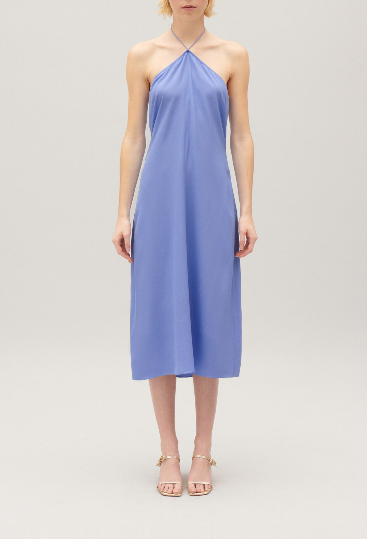 Short backless dress