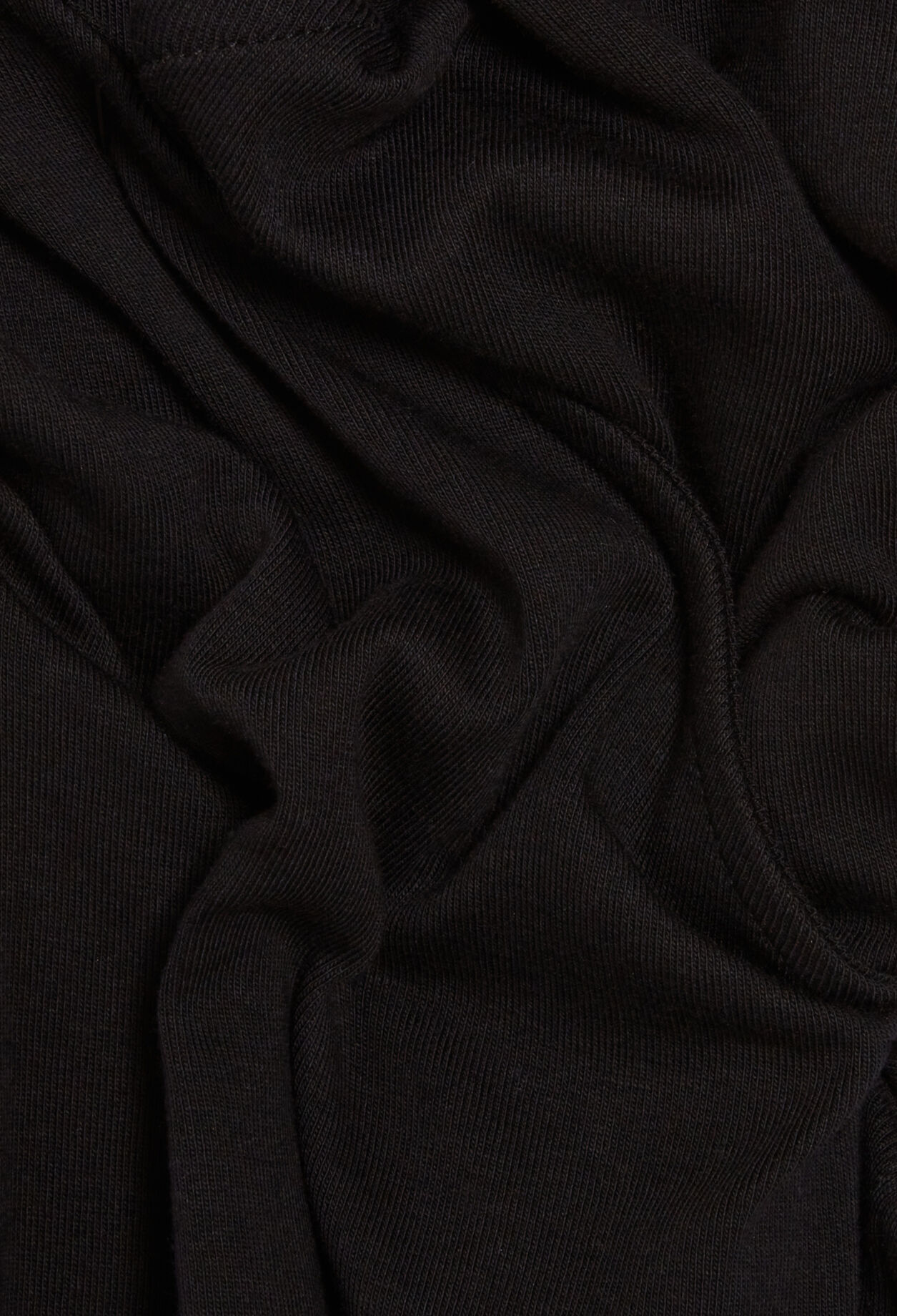 Midi-Kleid in Wickeloptik Schwarz