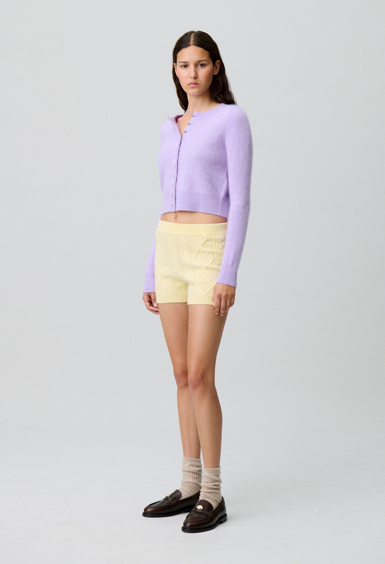 Kurzer Strickpullover