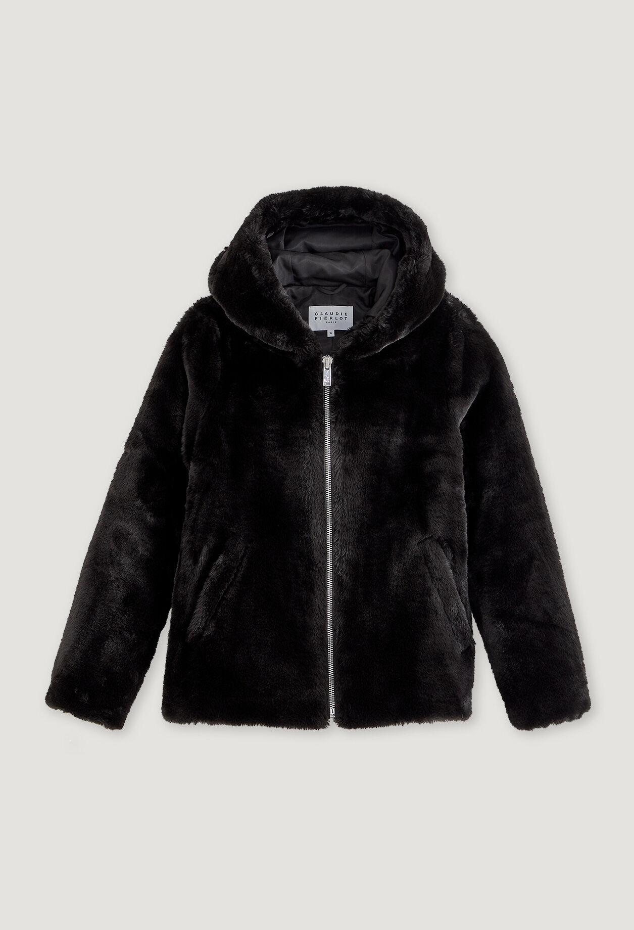 Blouson aus Kunstfell