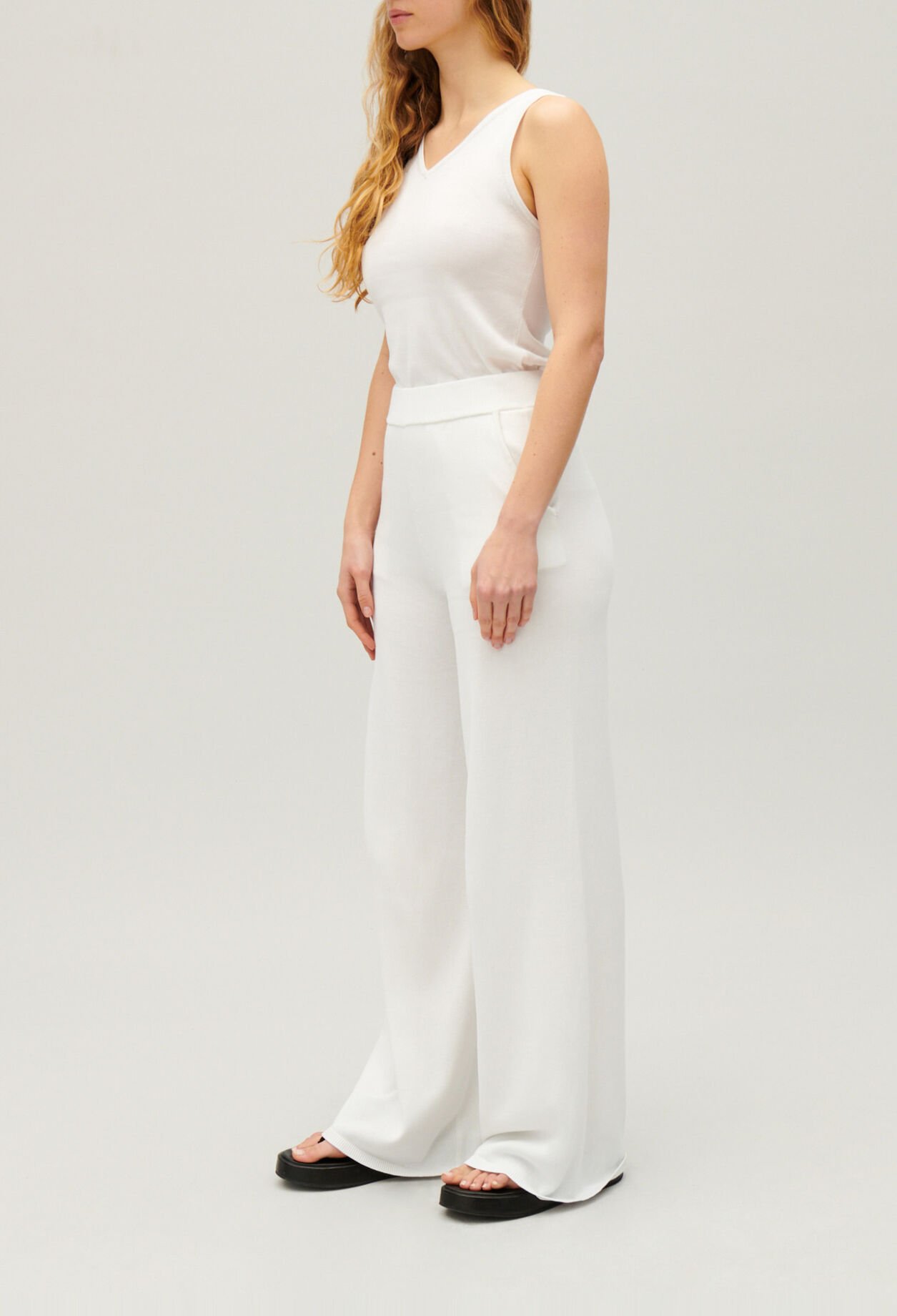 Pantalon fluide maille