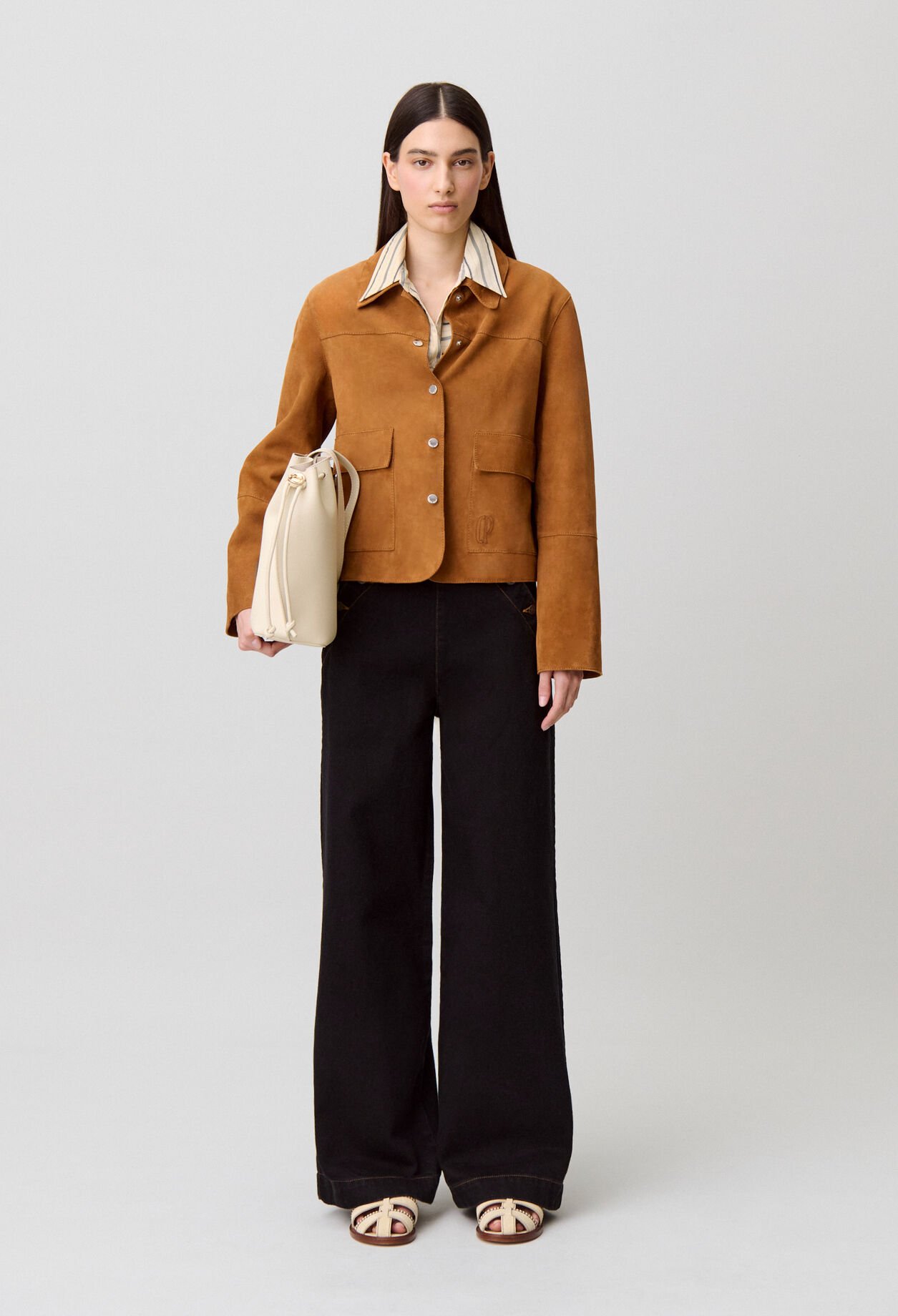 Sailor black denim jeans