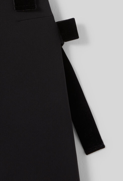 Robe courte velours