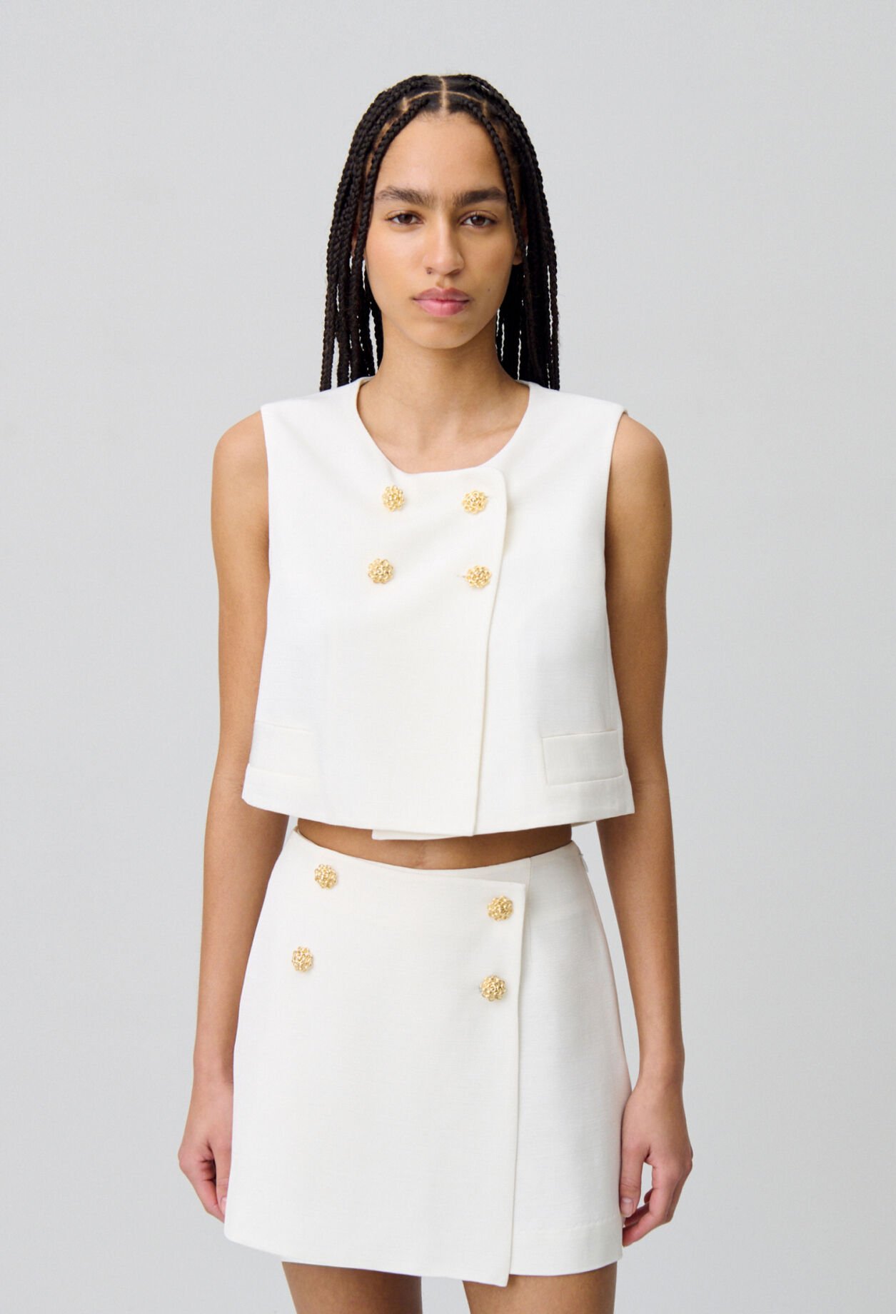 Sleeveless Top Blazer