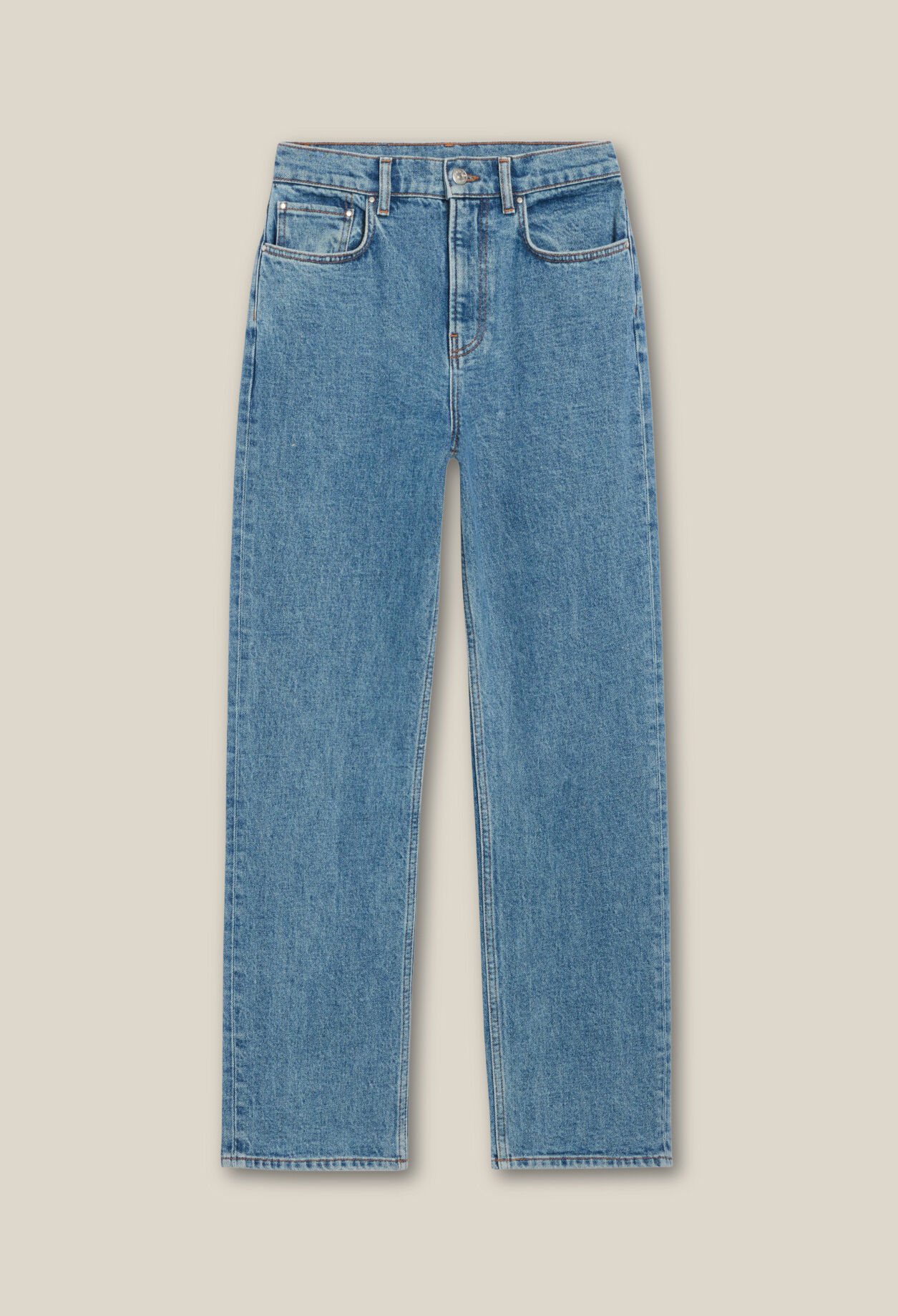 Jeans Toto slim 7/8 blau verwaschen