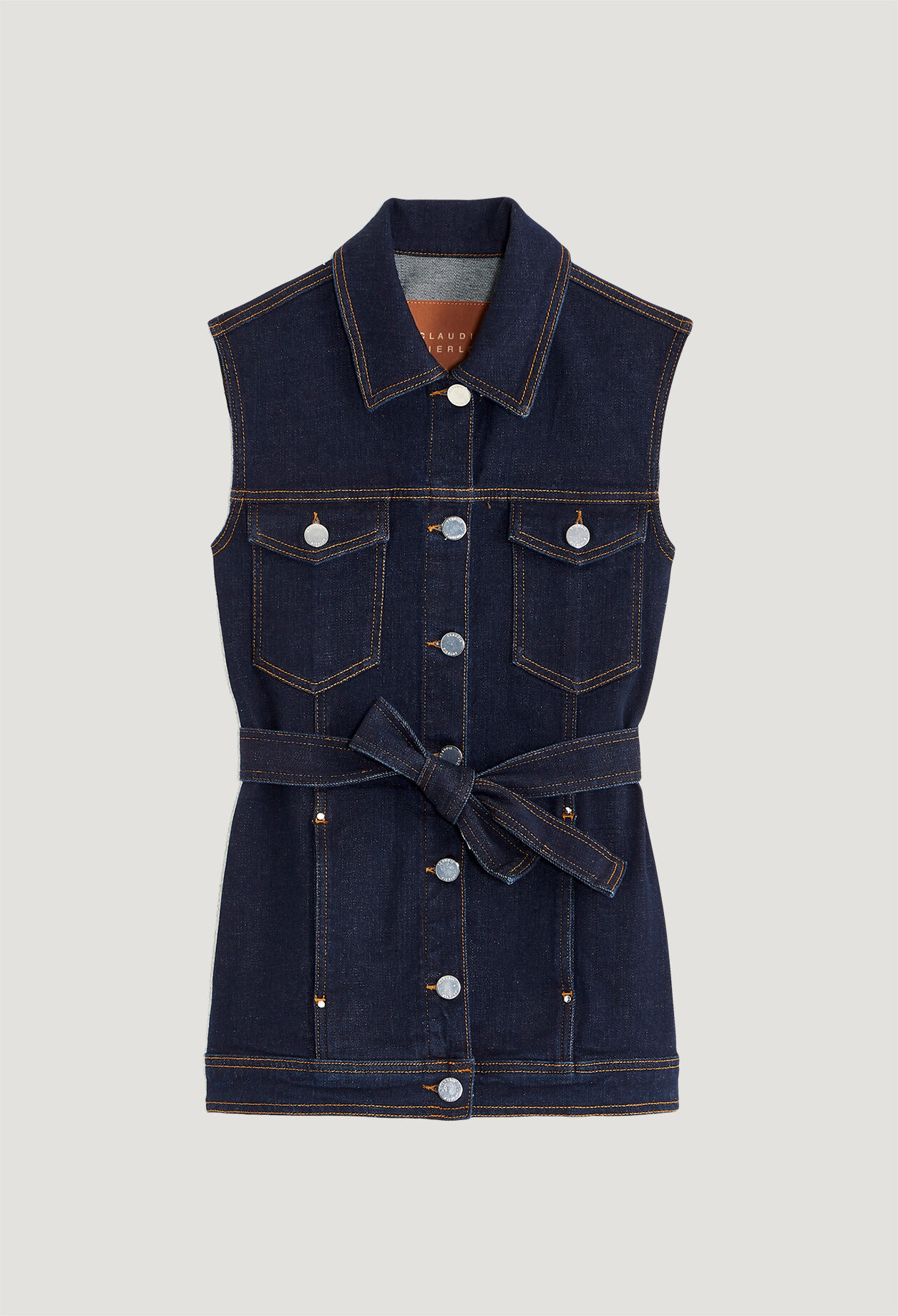 Veste en jean sans manches