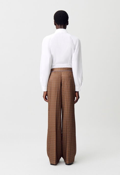 Pantalon fluide imprimé