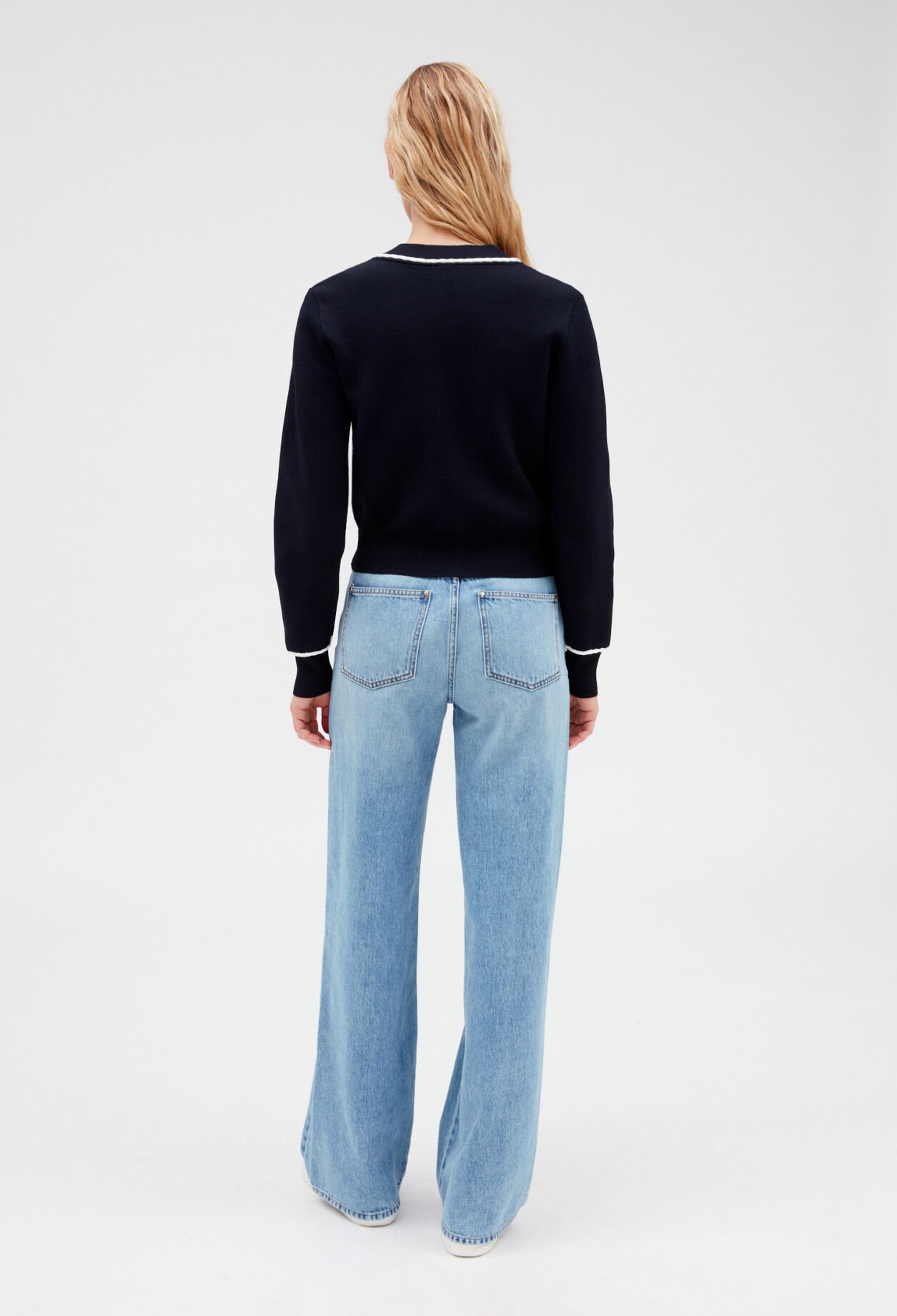 Cardigan liserés tressés