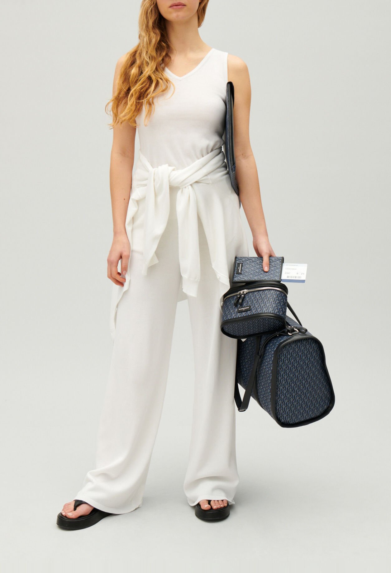 Pantalon fluide maille