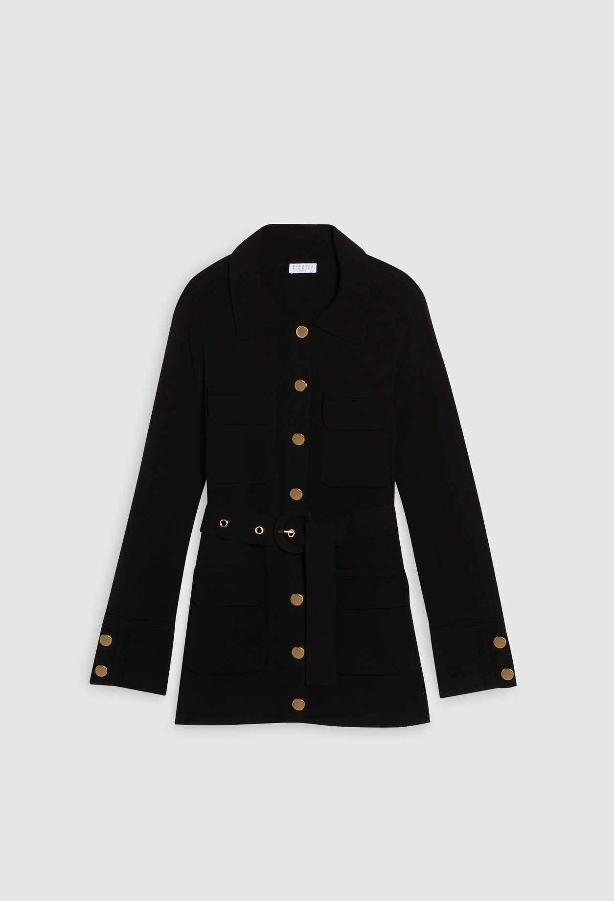 Lange Strickjacke